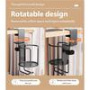 Desk Mounted Cup Holder with Headphone Hook Multifunctional Organizers Table Edge for Home Office Use
