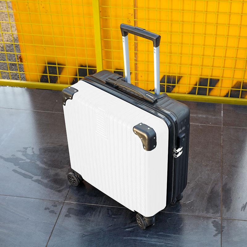 Lightweight Mini Trolley Suitcase with Combination Lock, 18-20 Inch - Ideal for Students and Kids.