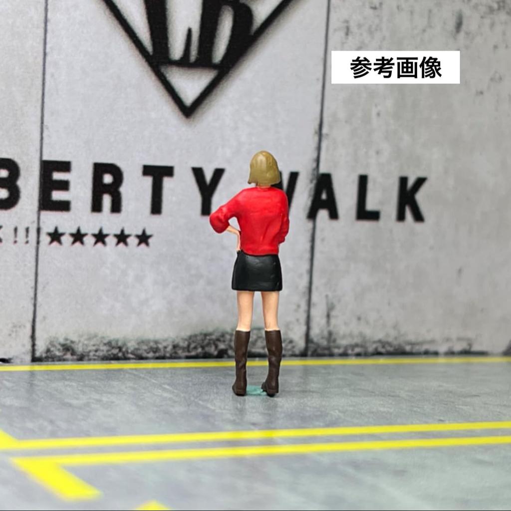 MiniRealm 164 Figure Model Girl MR0064 Model Diorama Miniature Car [Used]