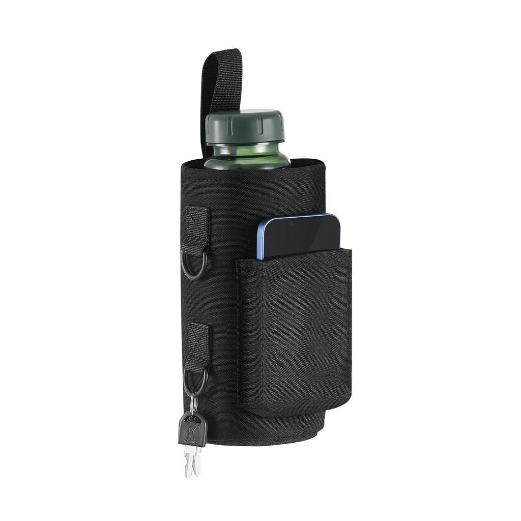 Magnetic Sports Crossbody Bag with Water Bottle and Phone Pouch