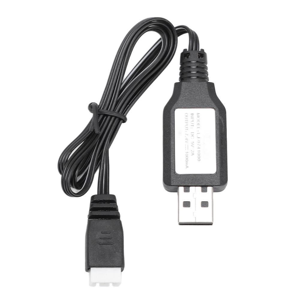 USB Charging Cable XH 3 Pin Plug 7.4V Li Ion Battery Charger for 18301 18302 18303 18304 Series 1:18 RC Cars