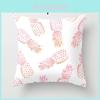 Fronha de Almofada com Estampa de Abacaxi Pintado de Fruta Tropical Para Decoração Elegante de Casa**