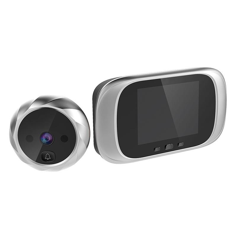 2.8-inch Smart Video Doorbell Peephole with Electronic Door Mirror