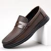 Genuine Leather Mens Loafers Luxury Brand Italian Casual Shoes for Men Shoes Slip On Moccasins Comfy Driving Shoes Boat Shoes