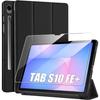 Case + Tempered Glass for Samsung Galaxy Tab S10 FE Plus, Shockproof with Stand Function - Black
