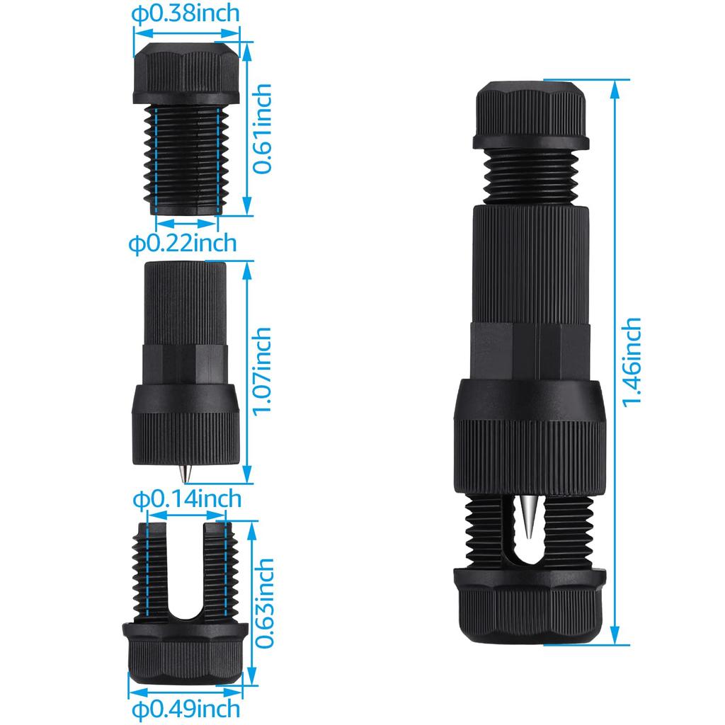 5/10/15pcs Low Voltage Wire Connectors, Fastlock Wire Connector for Landscape Lighting 12/14/16/18 Gauge Cable Piercing Replacem