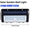 Solar Powered Human Body Motion Sensor Wall Light, Waterproof Outdoor Garden Light, Yard Street Wall Mount Lighting Security Lamp