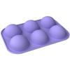 6 Löcher Halbkugel Kugel Schokolade Silikonform Runde Halbkugel Kuchen Silikon Backformen für Dessert DIY Jelly Dome Mousse