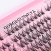 10 Rows Of Glue-Free Comics Diy False Eyelashes Single Cluster Natural Simulation Mother Is Not Naked Makeup Curl