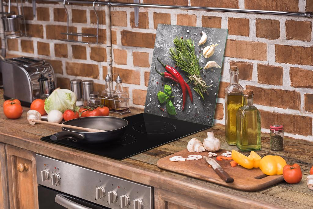 GLASS CUTTING BOARD 45x52 Chili