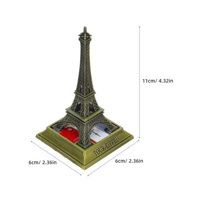 Eiffel Tower Statue Decor Alloy Metal Miniature Souvenir Desktop Decoration Party Centerpiece Keepsake for Home