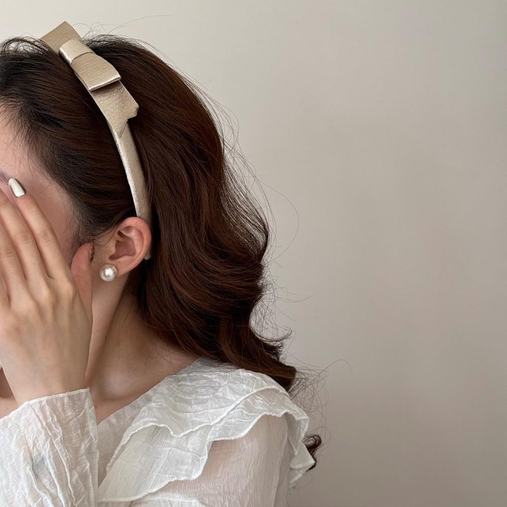 Thin Balletcore Hair Band Non-Slip Women Hairband Sweet Bow Headband  Hair Accessories