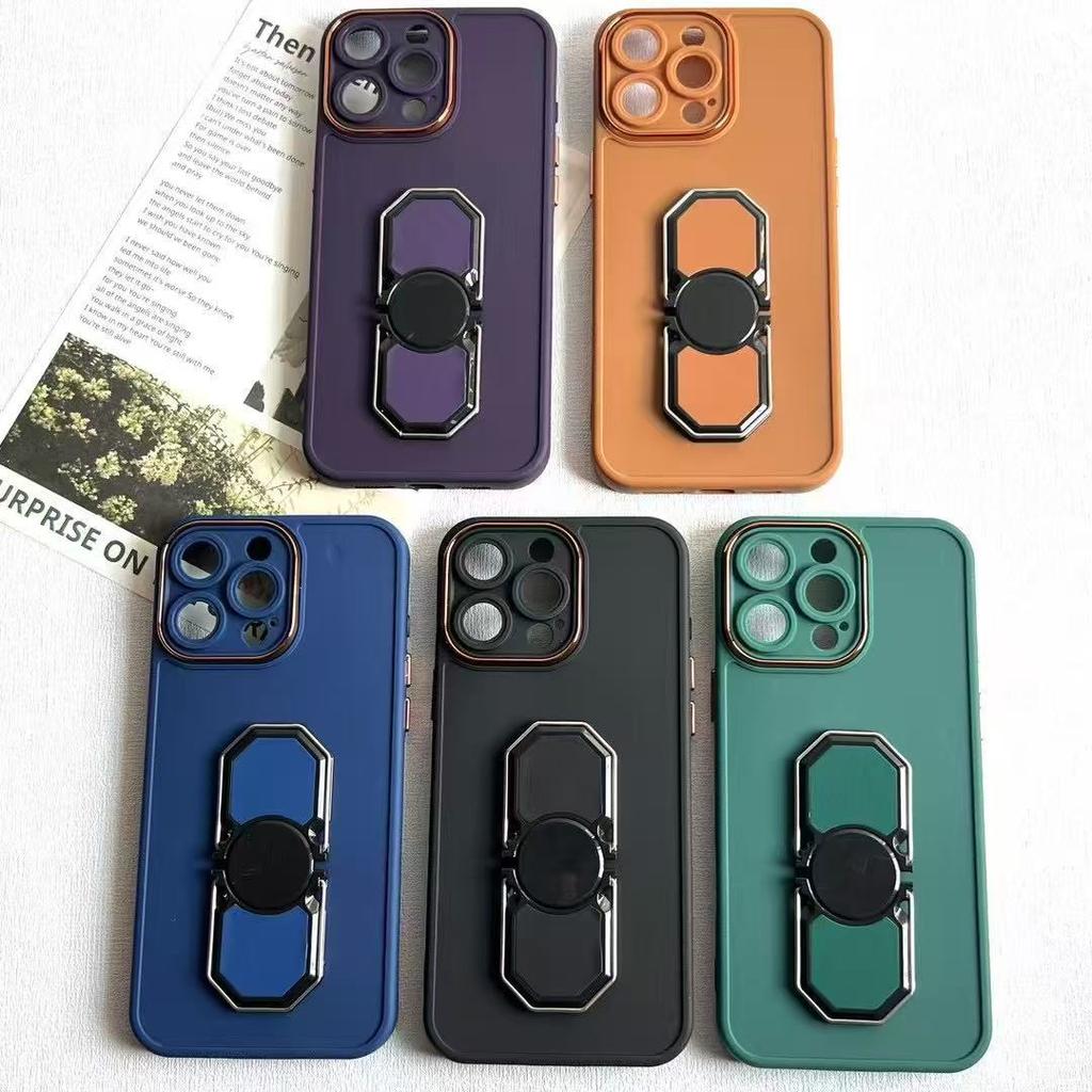 IPhone16 Matte Fulcrum Shell Suitable for Fine Hole Full-inclusive Apple 16promax Invisible Bracket Protection Case