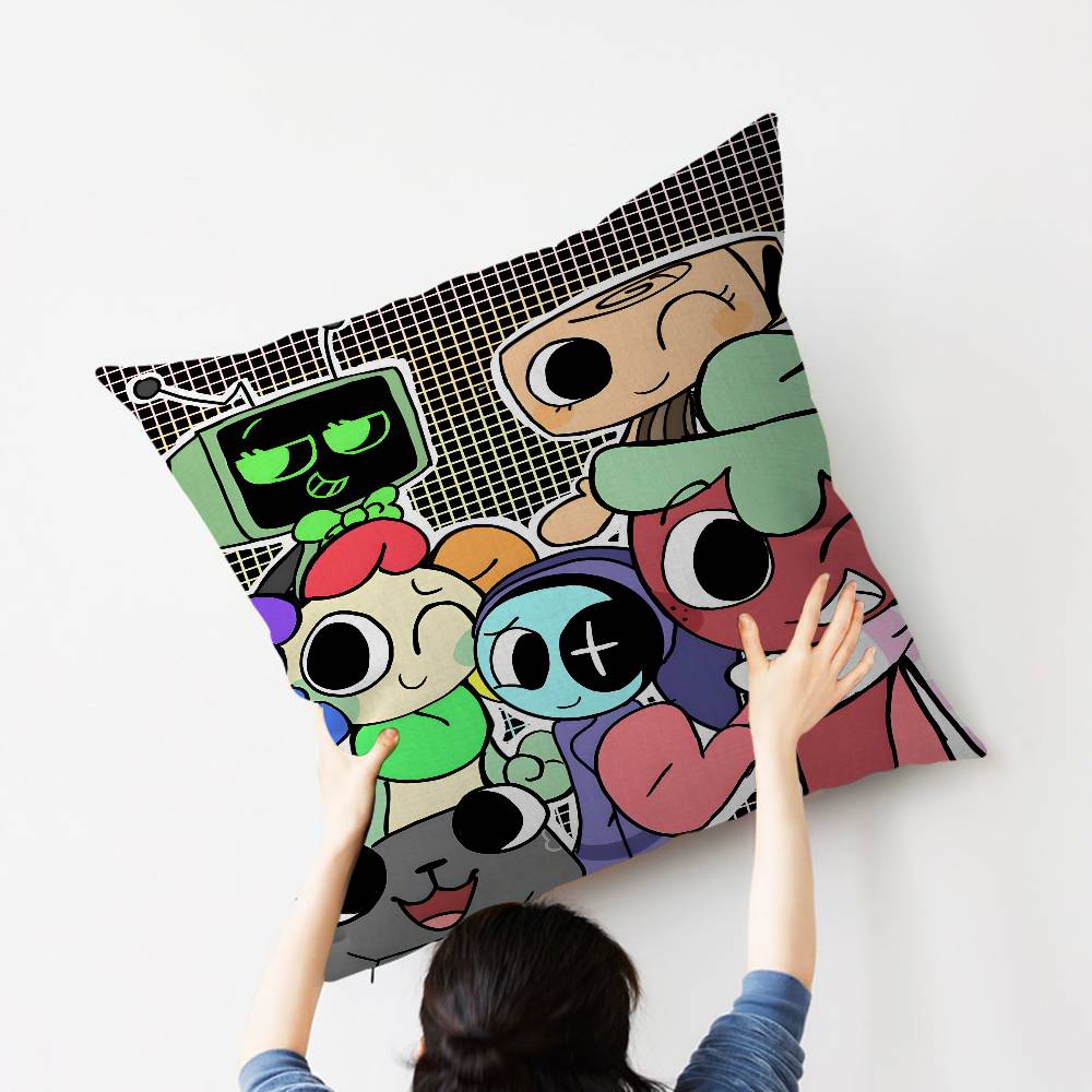 D-Dandys WorldS Cartoon Pillow Gifts Home Office Furnishings Bedroom Sofa Car Cushion Cover case 45x45cm