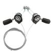 1 Paar 3x6/7 Versnellingen MTB Fiets Duim Versnellingspook Bovenmontage Shifters met Binnenkabel voor Stuur met 22,2 mm Diameter