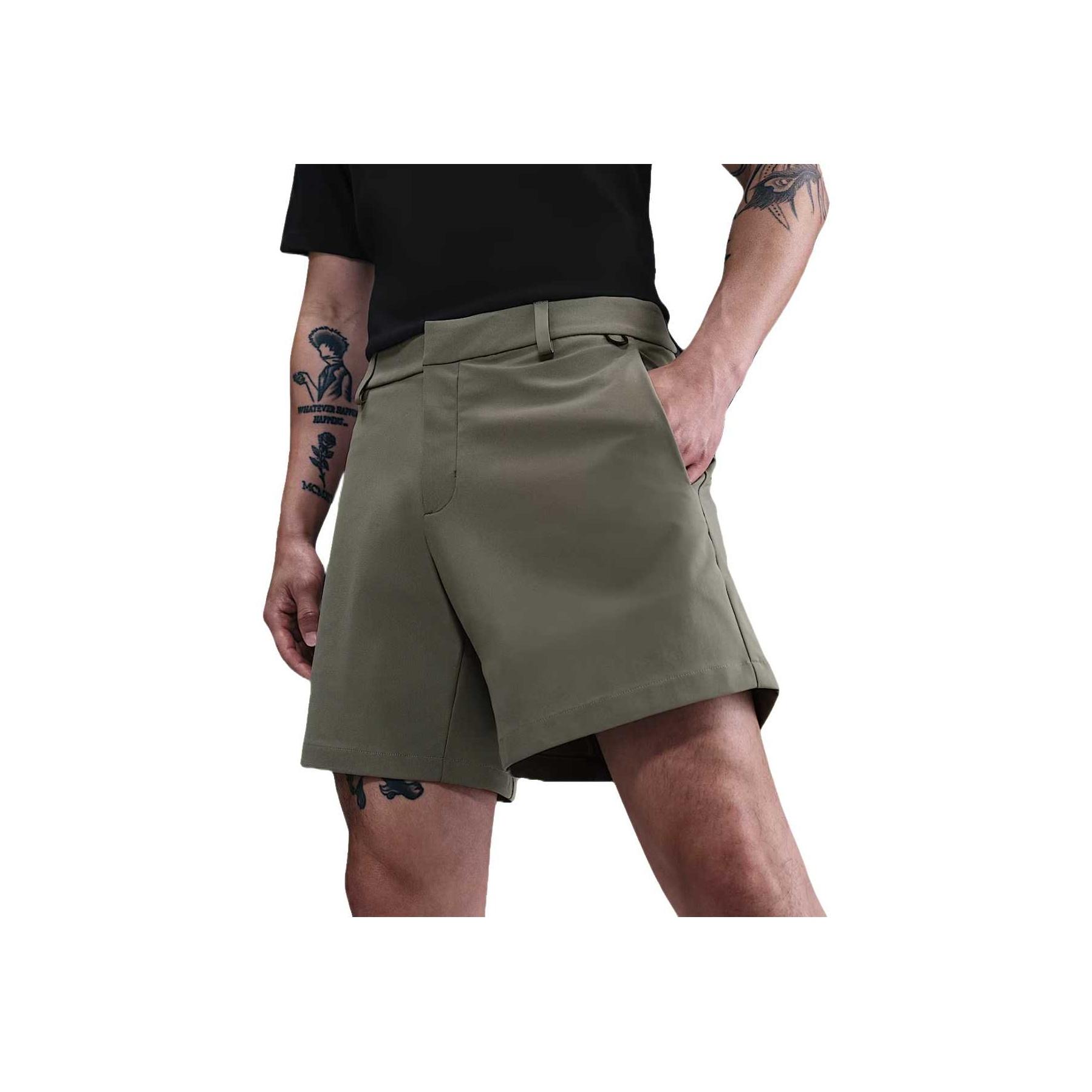 Nike Dri-Fit 24.7 Perfect Stretch Fashion Soft Trendy Versatile Solid Color Casual Shorts Men shorts Green HQ6934-320 32