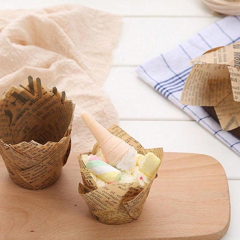 Paper Cupcake Molds Are Heat-resistant and Suitable for Valentine's Day, Birthday Storage, Baking Accessories Kitchen Decoration