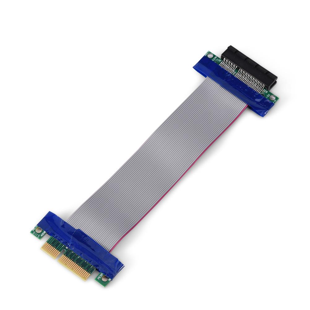PCI E Professional 4X To 4X Male To Female VGA Graphics Card Extended Ribbon Cable