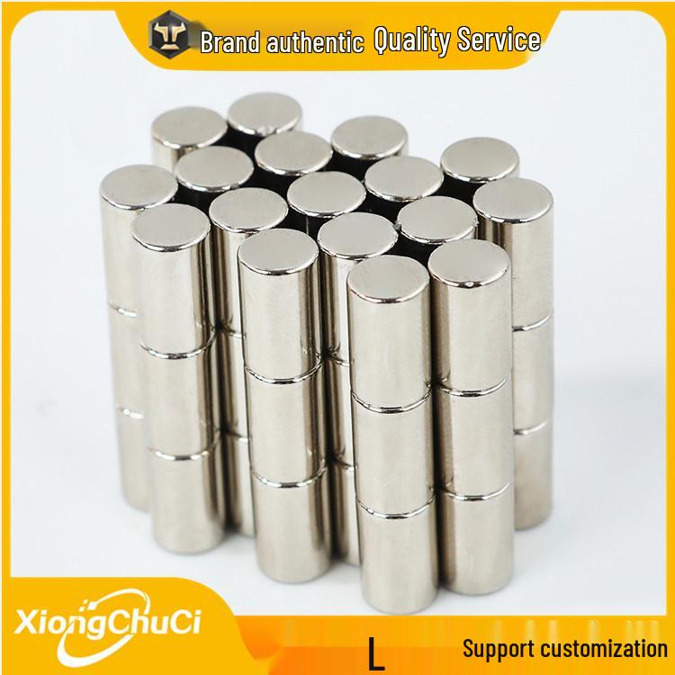 Neodymium Iron Boron Strong Cylindrical Magnet D10x30mm for Nail Art
