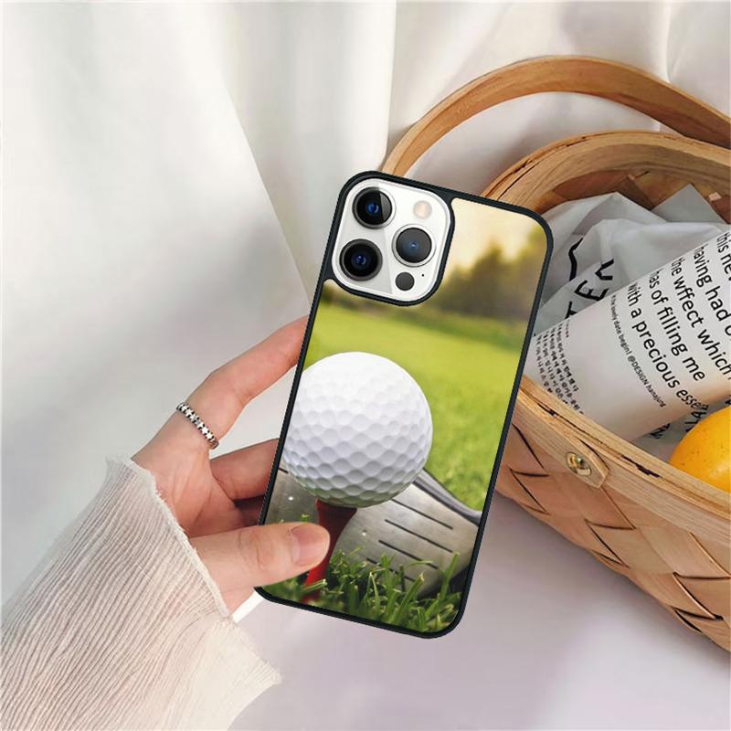 Sport Golf Ball Course Field Phone Case For iPhone 17 Air 16 15 14 11 12 13 Pro  MAX Plus coque Cover Shell