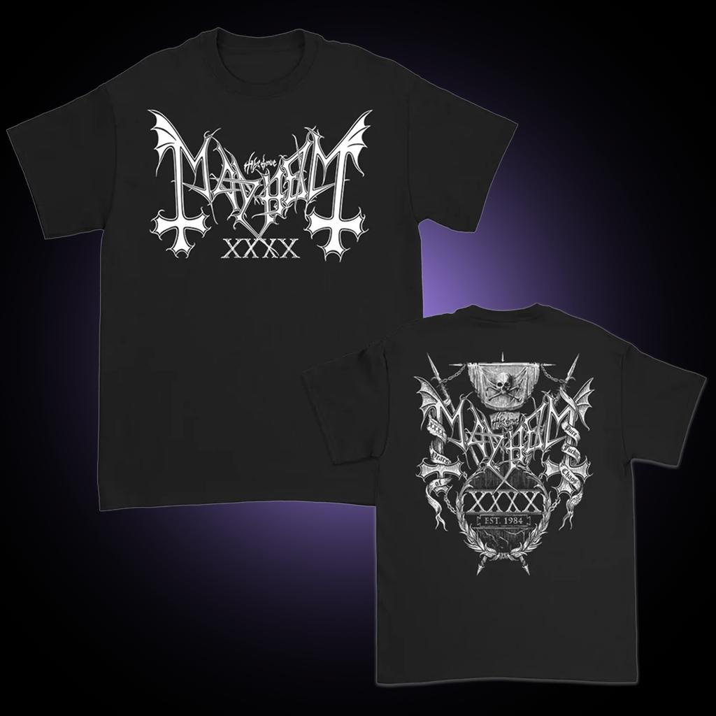Mayhem Black Metal Band T Shirt Men Women Casual Pure Cotton T Shirt Vintage Fashion O-Neck Short