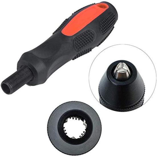 MOLATE Micro Pin Vise for Hand Twist Drill Bits Manual Hand Drill Hole Drilling Drills, Compatible, 0.5-8mm, Drill, Tool,