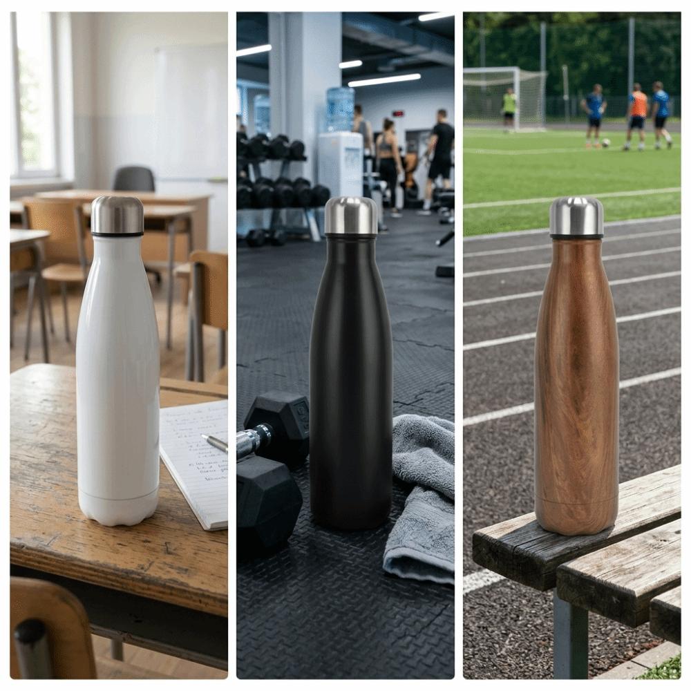 Rustless Steel Thermos Double Wall Cola Tumbler Sweat Proof Surface Drink Bottle  Outdoor Sports