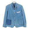 45R 8031024 Indigo Gomma Denim 908 All (Again, Autumn Sky Processing) Jacket 2 blueUsed