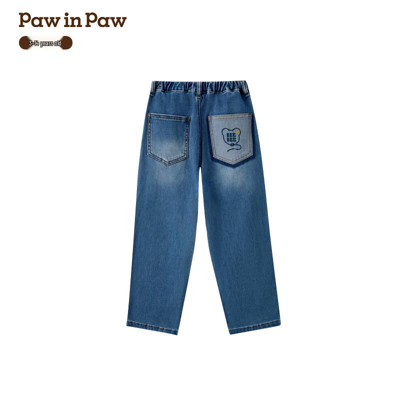 PawinPaw Boys  Cartoon Bear Casual Jeans 130