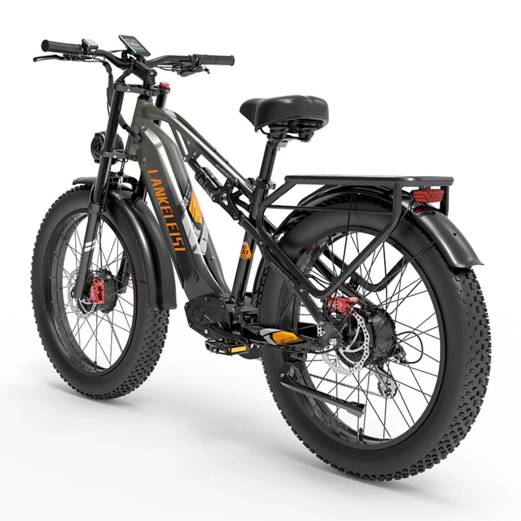 Electric Bicycle LANKELEISI MG800 Max 26" 1000Wx2 Dual Motor Electric Bike Adult Top Speed 48Km/h 48V 20AH 7 Speed Range 130Km Load 150KG