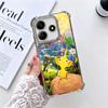 P-Pikmins Cute Game Soft Phone Case For Xiaomi Redmi Note 14 15 Pro Plus 13 12 11S 11T 5G 10 9S 9 Plating Anti-Fall Fundas