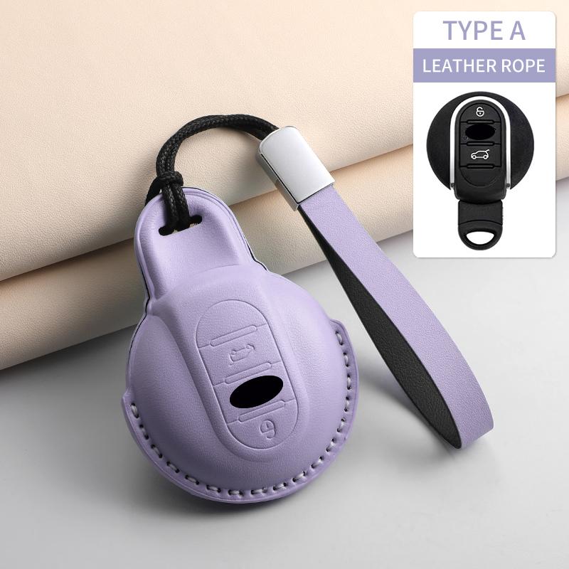 Car Key Case Cover For BMW Mini Cooper JCW Countryman Aceman Cabrio F55 F56 F57 F54 F60 Car Keychain Shell Protector Accessories