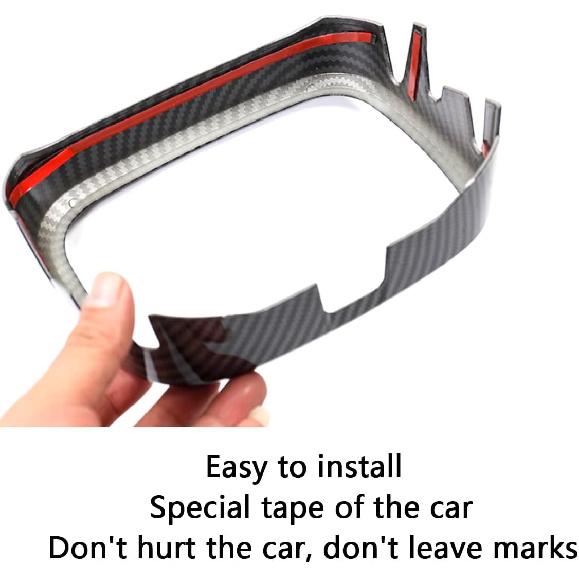 Car Accessories Fit For Honda CR-V CRV 2023 2024 2025 2026 Not Fit Crv Hybrid Car Front Grille Logo Frame Cover Decoration Trim (Glossy Black) 1PCS