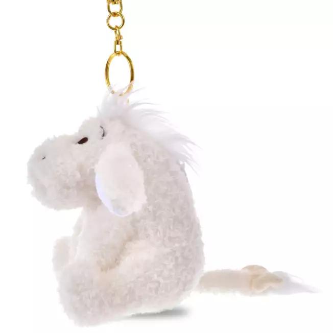 Disney Eeyore Reversible Plush Keychain ( WHITE POOH ) Japan NEW Disney Store