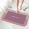 Diatom Mud Absorbent Floor Mat, Bathroom Light Luxury Floor Mat, Bathroom Toilet Anti Slip Quick Drying Floor Mat