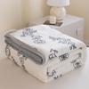 Cartoon Pattern Thick Flannel Blanket Lightweight Warm Nap Throw Blanket for Sofa All Season Cozy Soft Plush Bedspread Bed Sheet