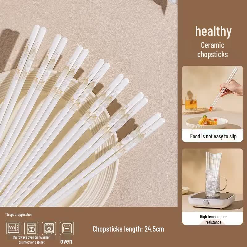 HANDUNYOU Premium Ceramic Chopsticks