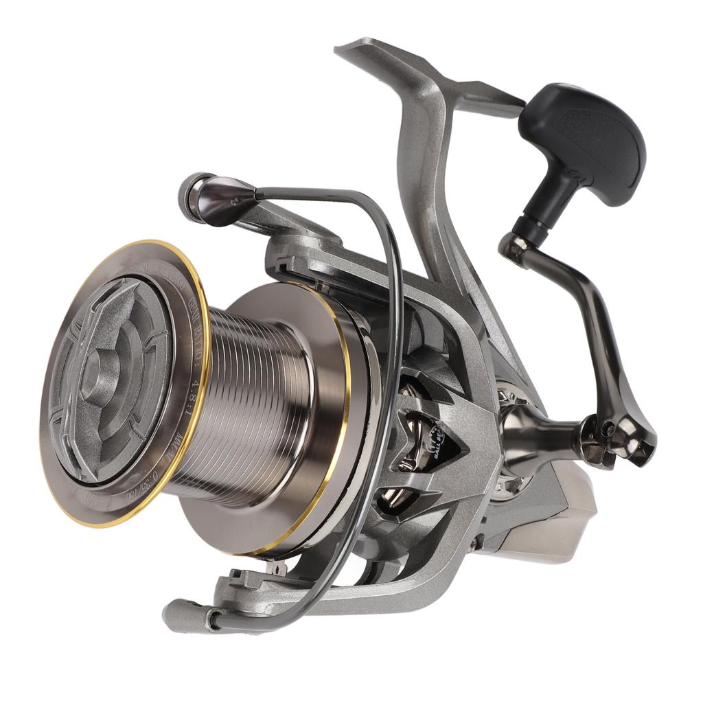 4.8:1 Spinning Fishing Reels Strong Braking Force All Metal Long Throw Fishing Line WheelNGK12000