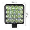 12V 24V LED Light Bar 48W 6000K Mini LED Work Light Off Road Spotlight For Jeep Truck Waterproof Car SUV ATV LED Headlights