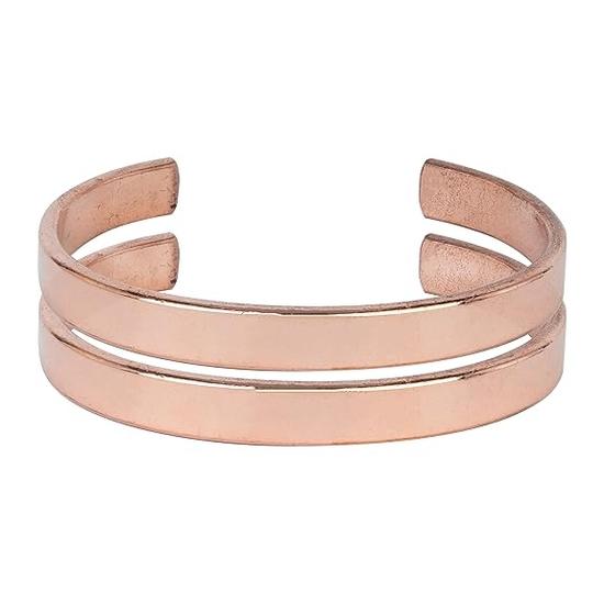 

Медный браслет HindCraft для мужчин и женщин - Дизайнерская када - Идеальный подарок - Регулируемый браслет - Ювелирное изделие