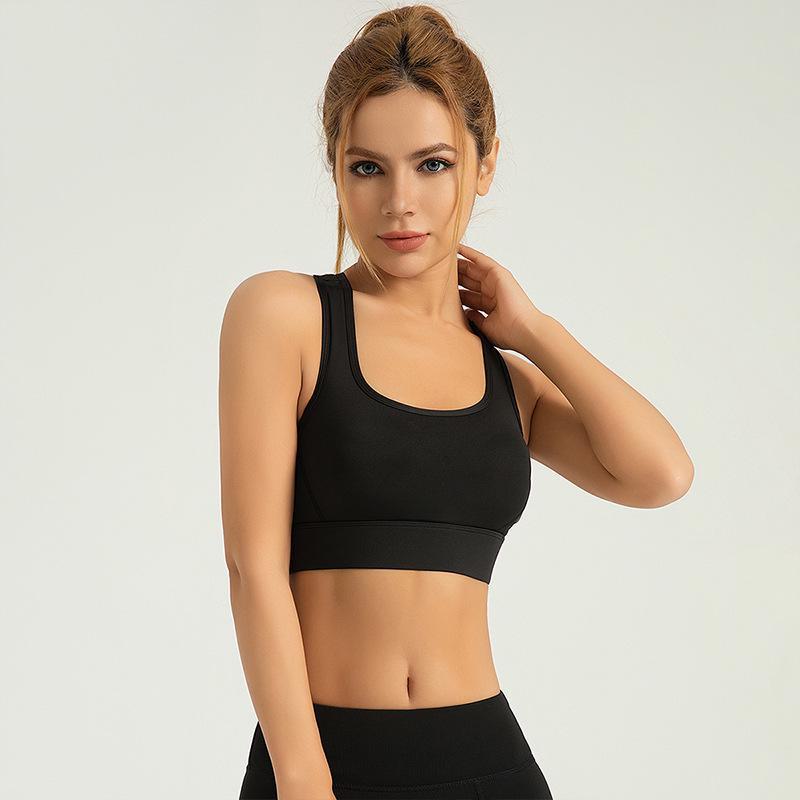 Women's Peach-Back Sports Bra: High-Impact Support for Yoga & Fitness