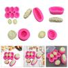 Fondant Molding Tool Flexible Silicone Cake and Cupcake Decorating Mold Cucumber/Abalone Shaped Dessert Making Mold