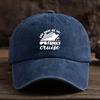 Fashionable cruise printed baseball cap with outdoor sun protection and simple design style suitable for both men and women