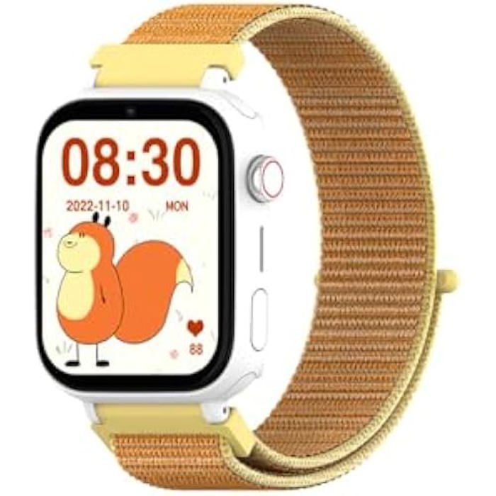 Montre Connectée Enfant - DCU TECNOLOGIC - GPS - Appels vidéo - Bouton SOS - IP67