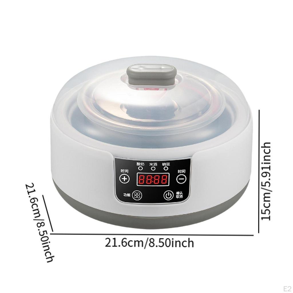 Automatic Yogurt Maker Low Noise Household Constant Temperature Control 1.2L