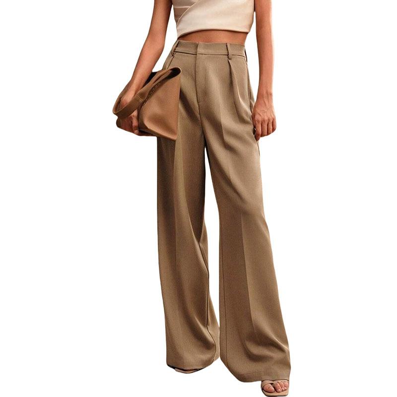 High Waist Wide Leg Pants In Multiple Colors