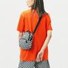 Vans T Shirts Women's Orange Crew Neck Moderate Straight Fit VN0A5F2E9D2