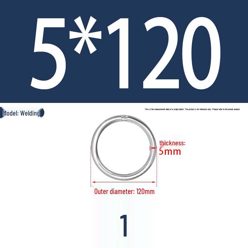 304 Stainless Steel Seamless O-Ring for Lifting and Hammock Yoga Connection