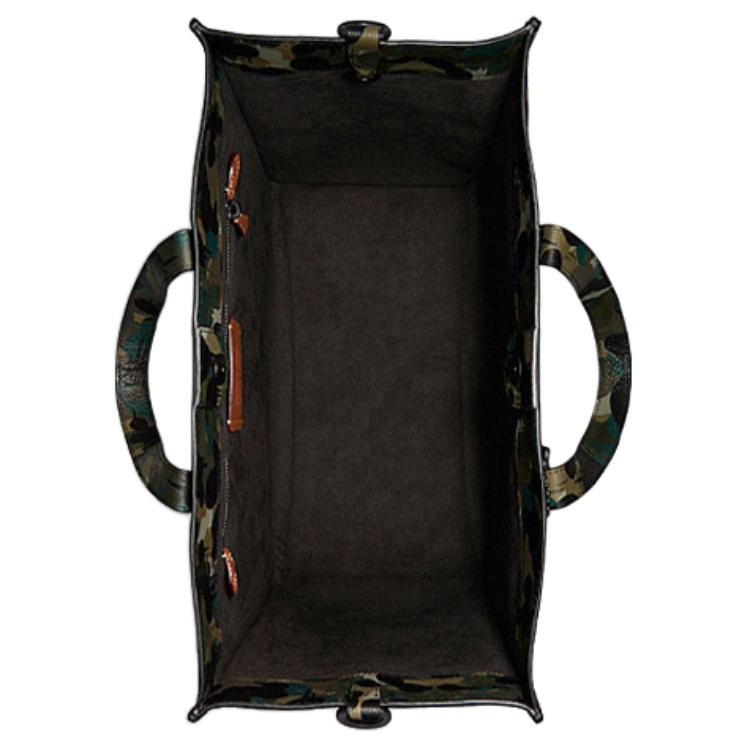 New COACH FieldTote Leather Tote Laptop Bag Tubas Men's Camouflage C5308-MWSZO