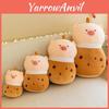 Adorable Cartoon Pig Milk Tea Plush Toy Ultra Soft Stuffed Animal Pillow Plushie